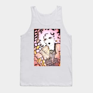 BLONDE DOLLY FLAPPER ,,, House of Harlequin Tank Top